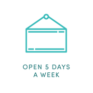 Open 5 Days a Week