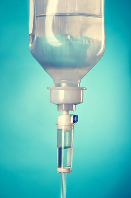 An Intravenous iron infusion may be necessary to increase depleted iron levels in the human body.